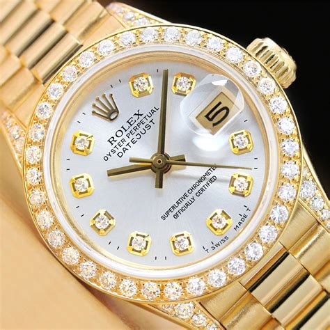 rolex watch all diamond|rolex diamond bezel watches.